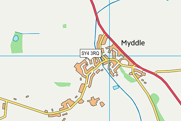 SY4 3RQ map - OS VectorMap District (Ordnance Survey)