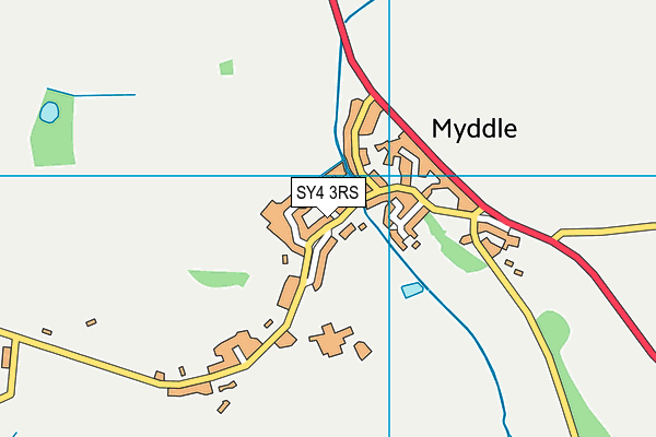 SY4 3RS map - OS VectorMap District (Ordnance Survey)