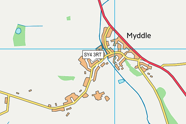 SY4 3RT map - OS VectorMap District (Ordnance Survey)