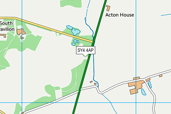 SY4 4AP map - OS VectorMap District (Ordnance Survey)