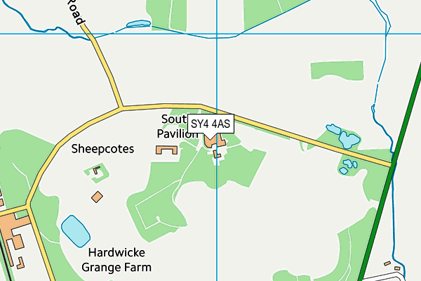 SY4 4AS map - OS VectorMap District (Ordnance Survey)