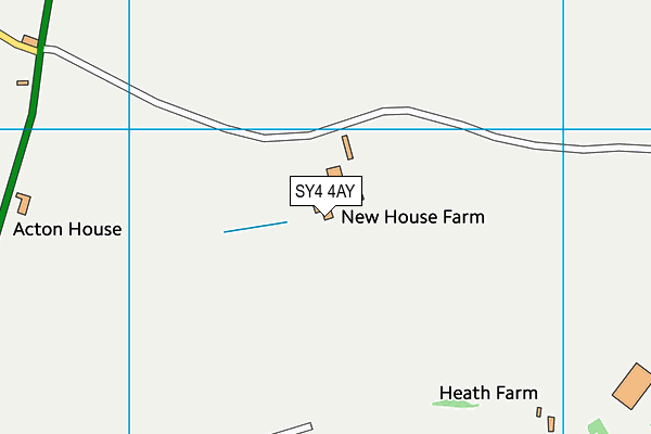 SY4 4AY map - OS VectorMap District (Ordnance Survey)
