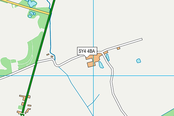 SY4 4BA map - OS VectorMap District (Ordnance Survey)