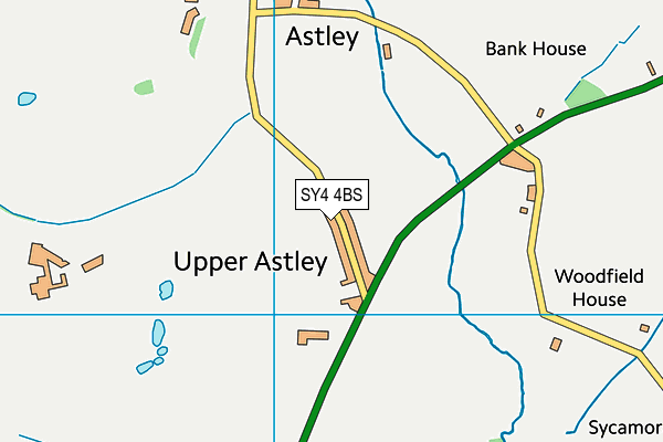 SY4 4BS map - OS VectorMap District (Ordnance Survey)