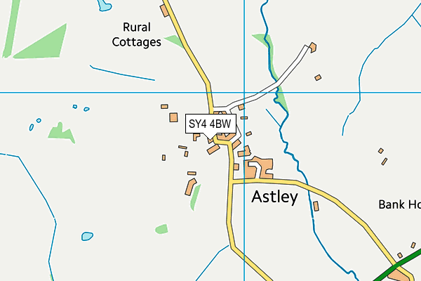 SY4 4BW map - OS VectorMap District (Ordnance Survey)