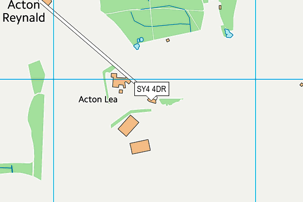 SY4 4DR map - OS VectorMap District (Ordnance Survey)