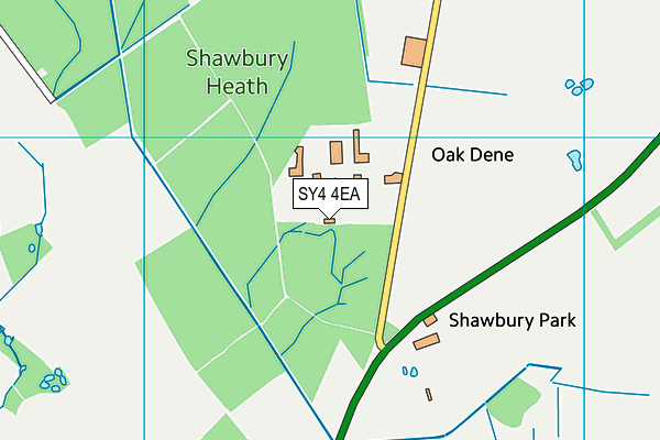 SY4 4EA map - OS VectorMap District (Ordnance Survey)