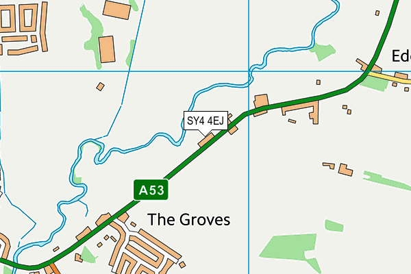 SY4 4EJ map - OS VectorMap District (Ordnance Survey)