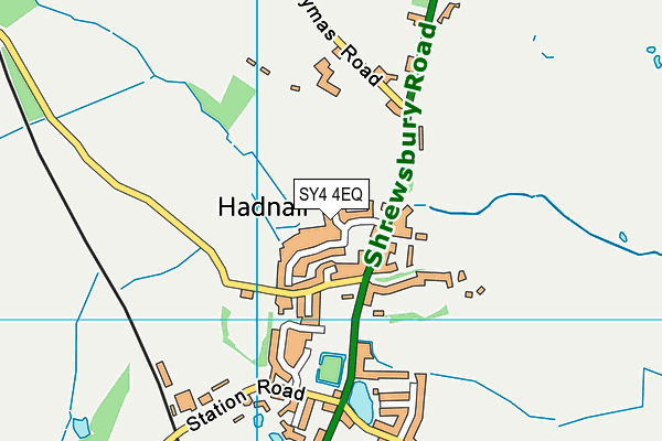 SY4 4EQ map - OS VectorMap District (Ordnance Survey)