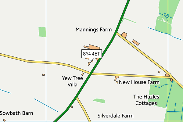 SY4 4ET map - OS VectorMap District (Ordnance Survey)