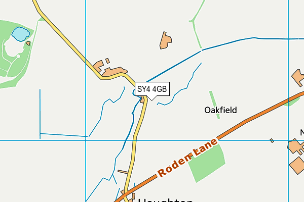 SY4 4GB map - OS VectorMap District (Ordnance Survey)