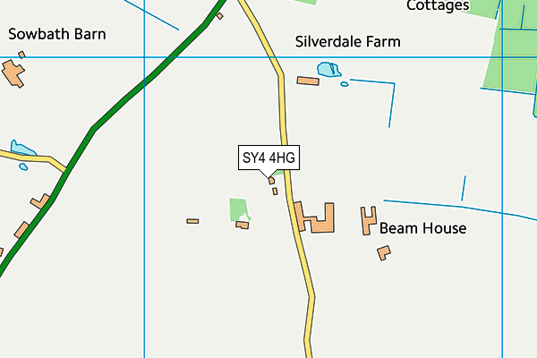 SY4 4HG map - OS VectorMap District (Ordnance Survey)