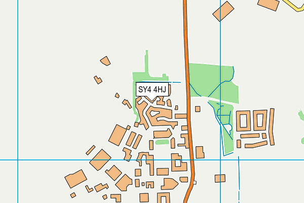 SY4 4HJ map - OS VectorMap District (Ordnance Survey)