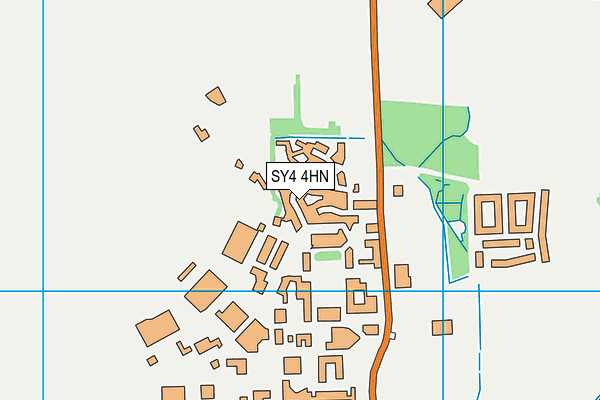 SY4 4HN map - OS VectorMap District (Ordnance Survey)