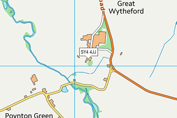 SY4 4JJ map - OS VectorMap District (Ordnance Survey)