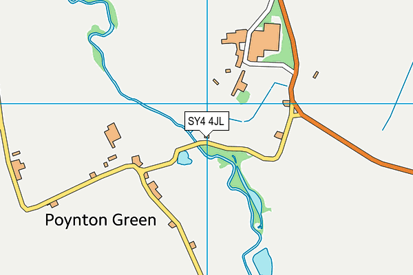 SY4 4JL map - OS VectorMap District (Ordnance Survey)