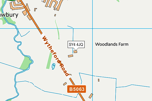SY4 4JQ map - OS VectorMap District (Ordnance Survey)
