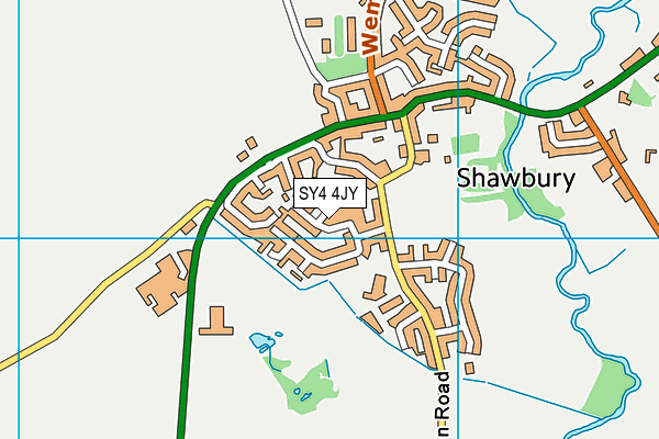 SY4 4JY map - OS VectorMap District (Ordnance Survey)