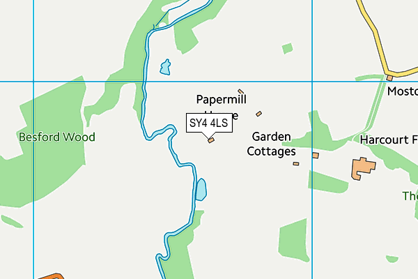 SY4 4LS map - OS VectorMap District (Ordnance Survey)