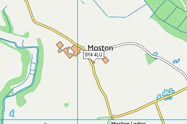 SY4 4LU map - OS VectorMap District (Ordnance Survey)