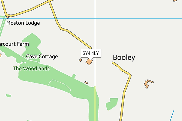 SY4 4LY map - OS VectorMap District (Ordnance Survey)
