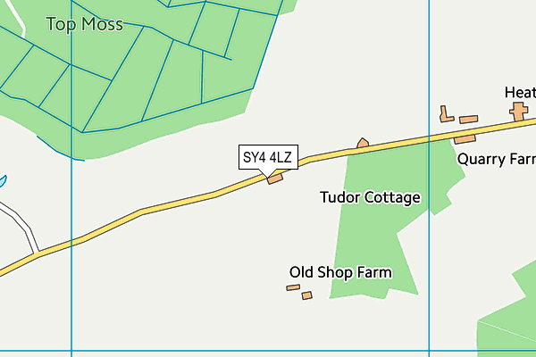 SY4 4LZ map - OS VectorMap District (Ordnance Survey)