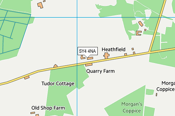 SY4 4NA map - OS VectorMap District (Ordnance Survey)