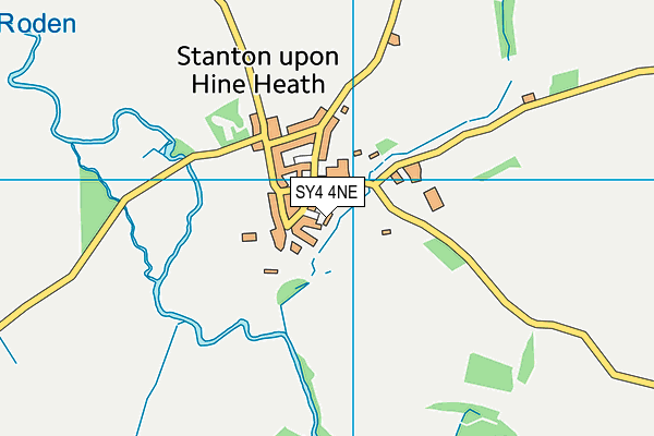 SY4 4NE map - OS VectorMap District (Ordnance Survey)