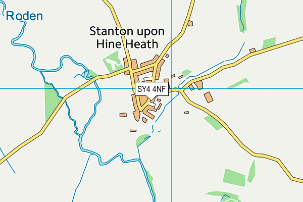 SY4 4NF map - OS VectorMap District (Ordnance Survey)