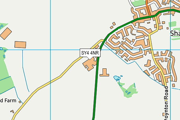 SY4 4NR map - OS VectorMap District (Ordnance Survey)