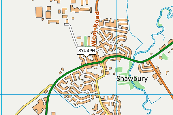SY4 4PH map - OS VectorMap District (Ordnance Survey)