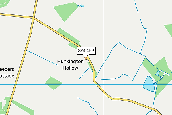 SY4 4PP map - OS VectorMap District (Ordnance Survey)