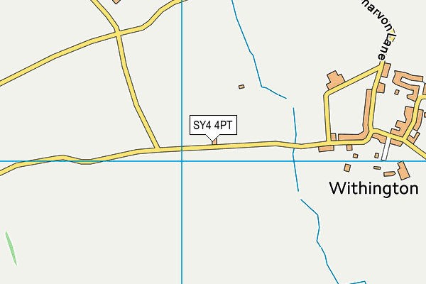 SY4 4PT map - OS VectorMap District (Ordnance Survey)