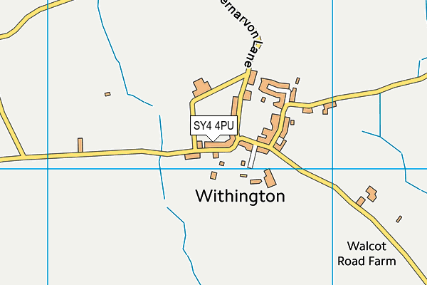 SY4 4PU map - OS VectorMap District (Ordnance Survey)