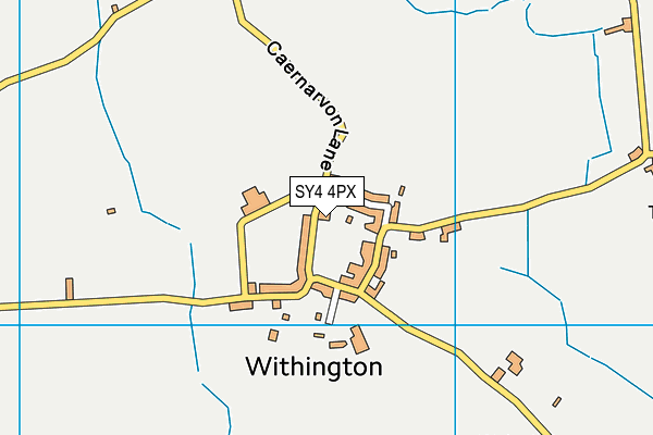 SY4 4PX map - OS VectorMap District (Ordnance Survey)