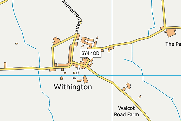 SY4 4QD map - OS VectorMap District (Ordnance Survey)