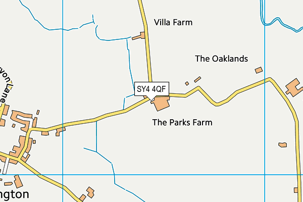 SY4 4QF map - OS VectorMap District (Ordnance Survey)