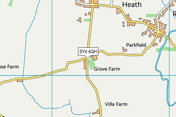 SY4 4QH map - OS VectorMap District (Ordnance Survey)