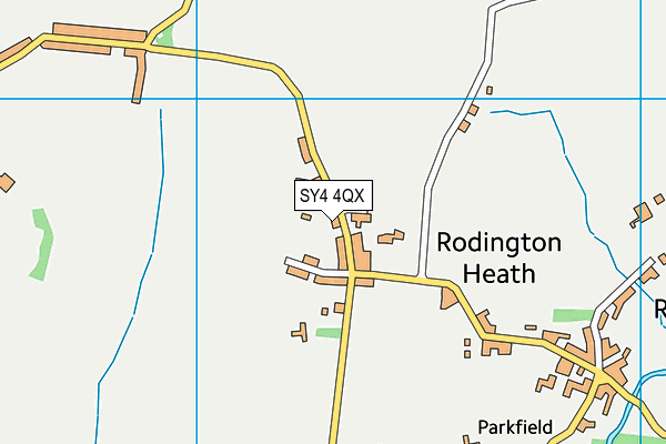 SY4 4QX map - OS VectorMap District (Ordnance Survey)