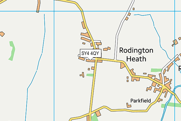 SY4 4QY map - OS VectorMap District (Ordnance Survey)