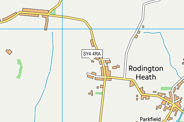 SY4 4RA map - OS VectorMap District (Ordnance Survey)