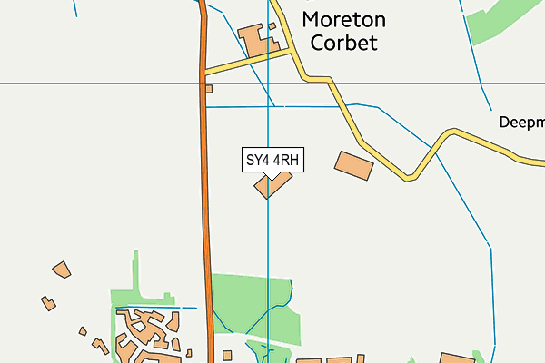 SY4 4RH map - OS VectorMap District (Ordnance Survey)