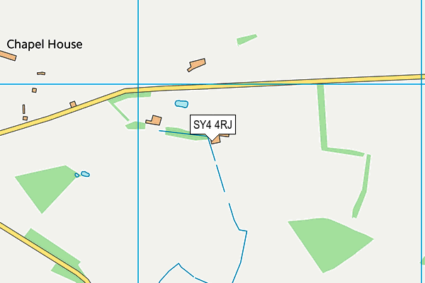 SY4 4RJ map - OS VectorMap District (Ordnance Survey)