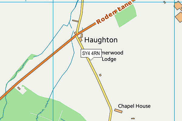 SY4 4RN map - OS VectorMap District (Ordnance Survey)