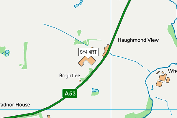 SY4 4RT map - OS VectorMap District (Ordnance Survey)