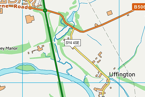 SY4 4SE map - OS VectorMap District (Ordnance Survey)