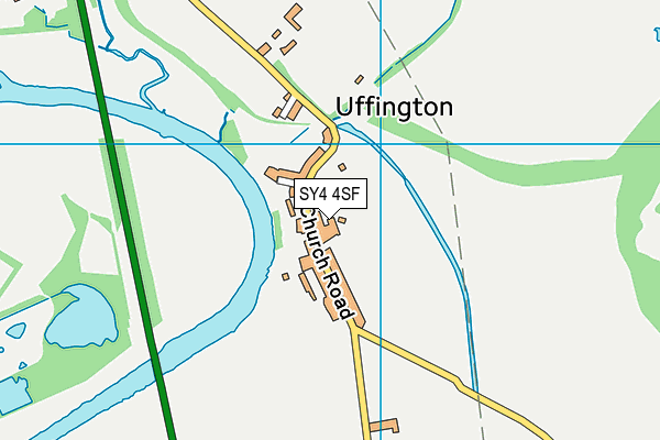 SY4 4SF map - OS VectorMap District (Ordnance Survey)