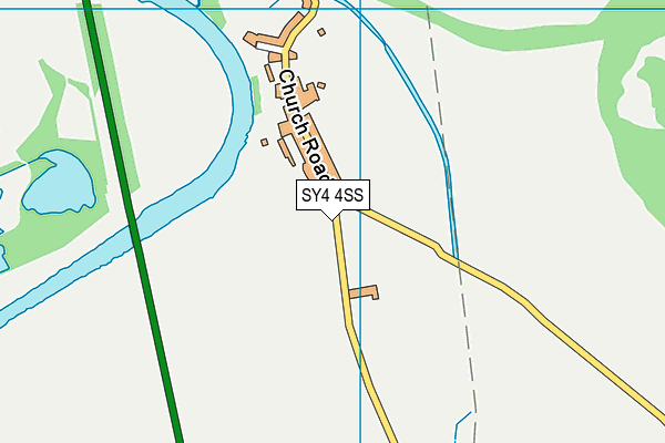 SY4 4SS map - OS VectorMap District (Ordnance Survey)