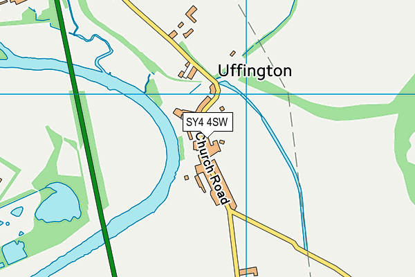 SY4 4SW map - OS VectorMap District (Ordnance Survey)