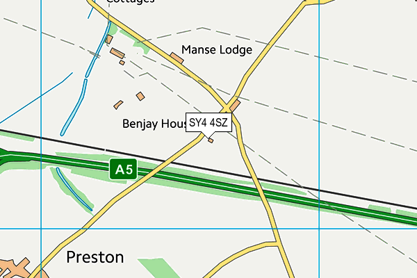 SY4 4SZ map - OS VectorMap District (Ordnance Survey)